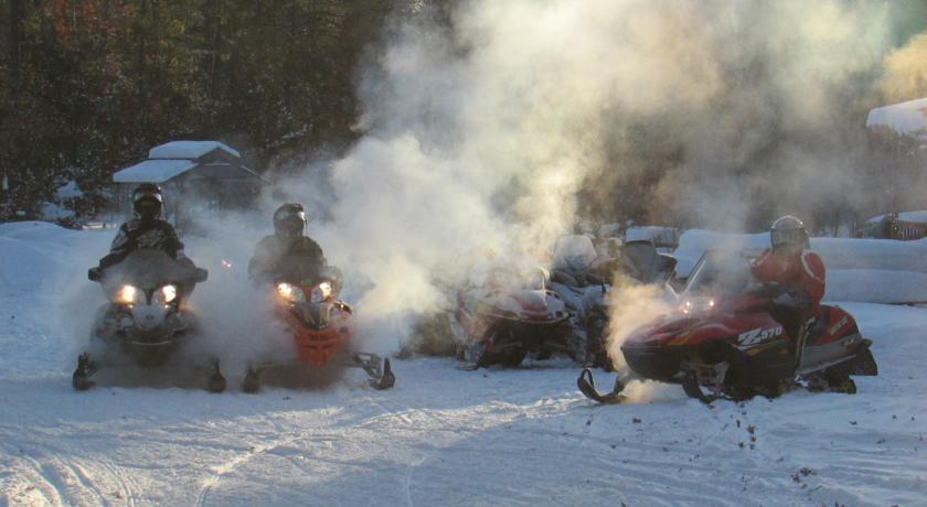 Michigan's best snowmobile trails start at at Best Bear Lodge & Campground