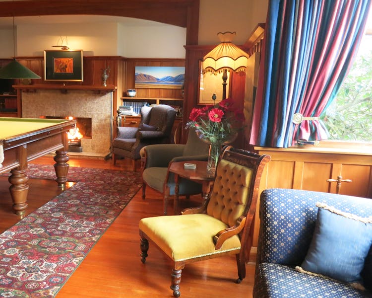 Relax in the billiard room