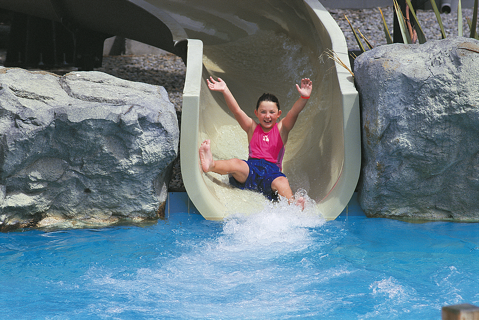 Great water activities at the Thermal pools
