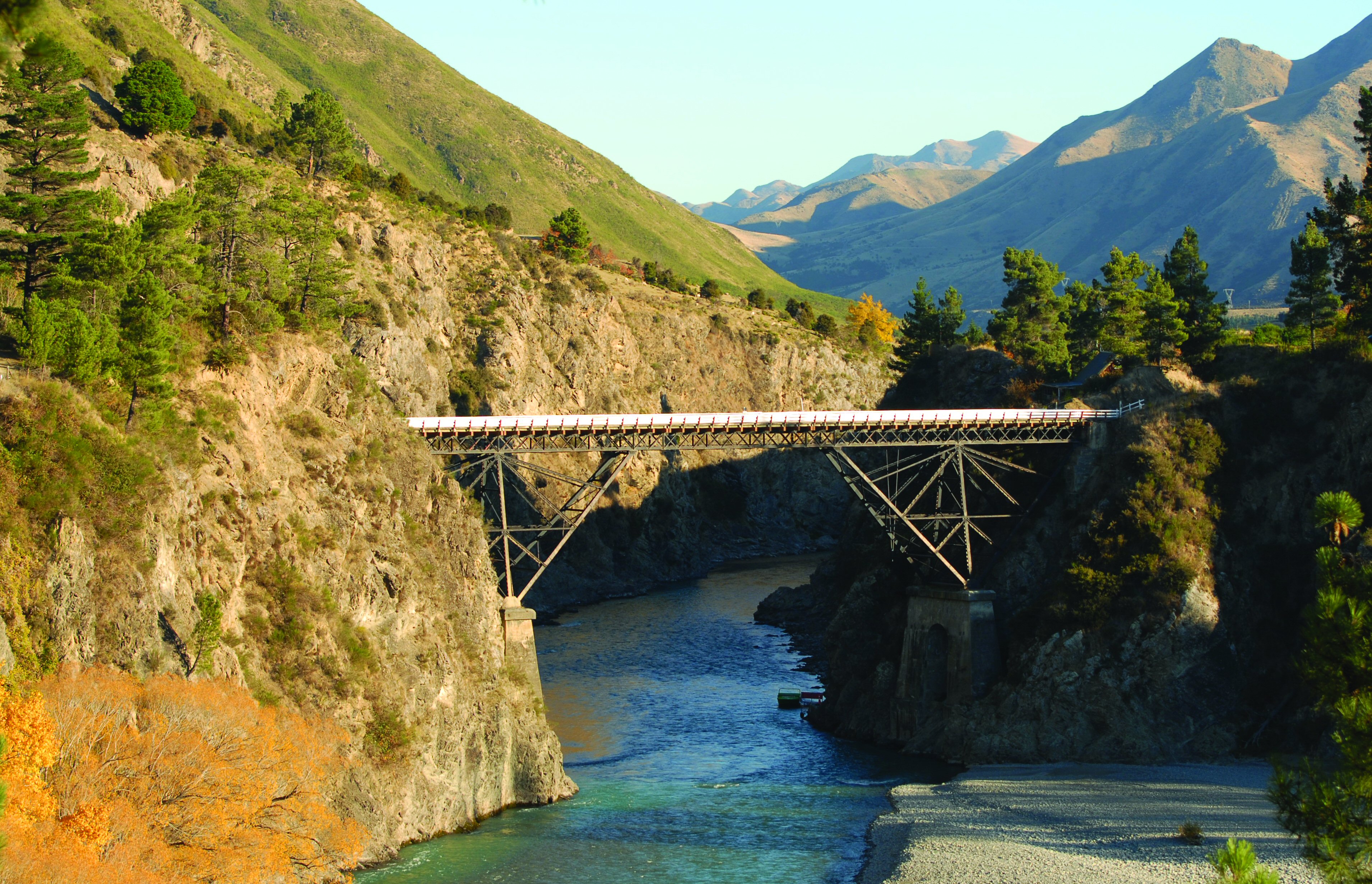 Bungy jump off the Hanmer Springs bridge