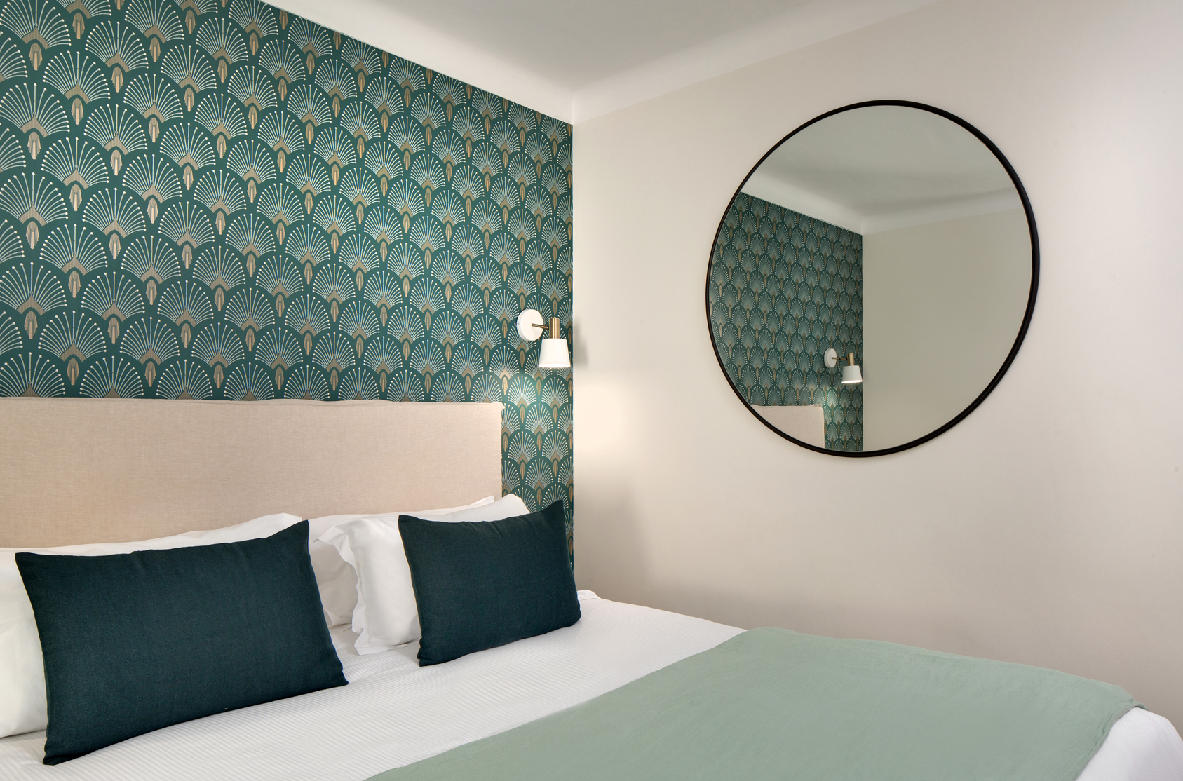 Chambre triple vue jardin