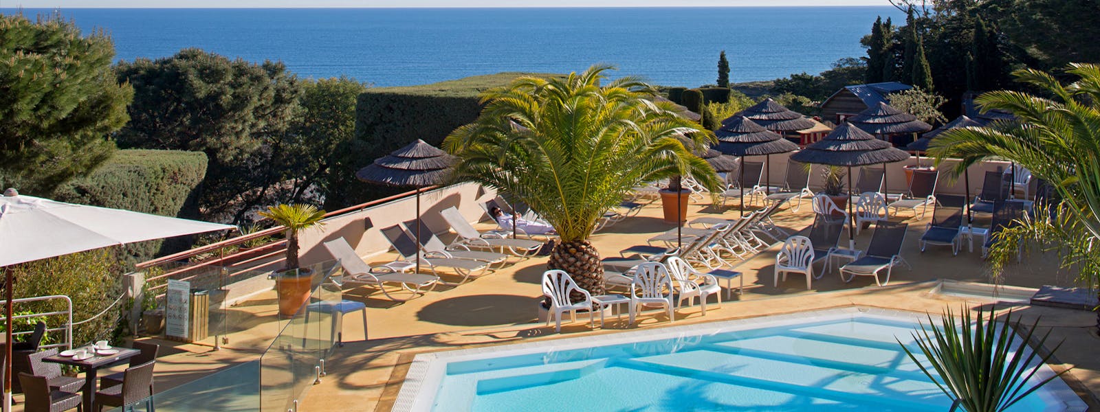 Piscine de l'hôtel et Spa Les Mouettes à Argelès-sur-Mer