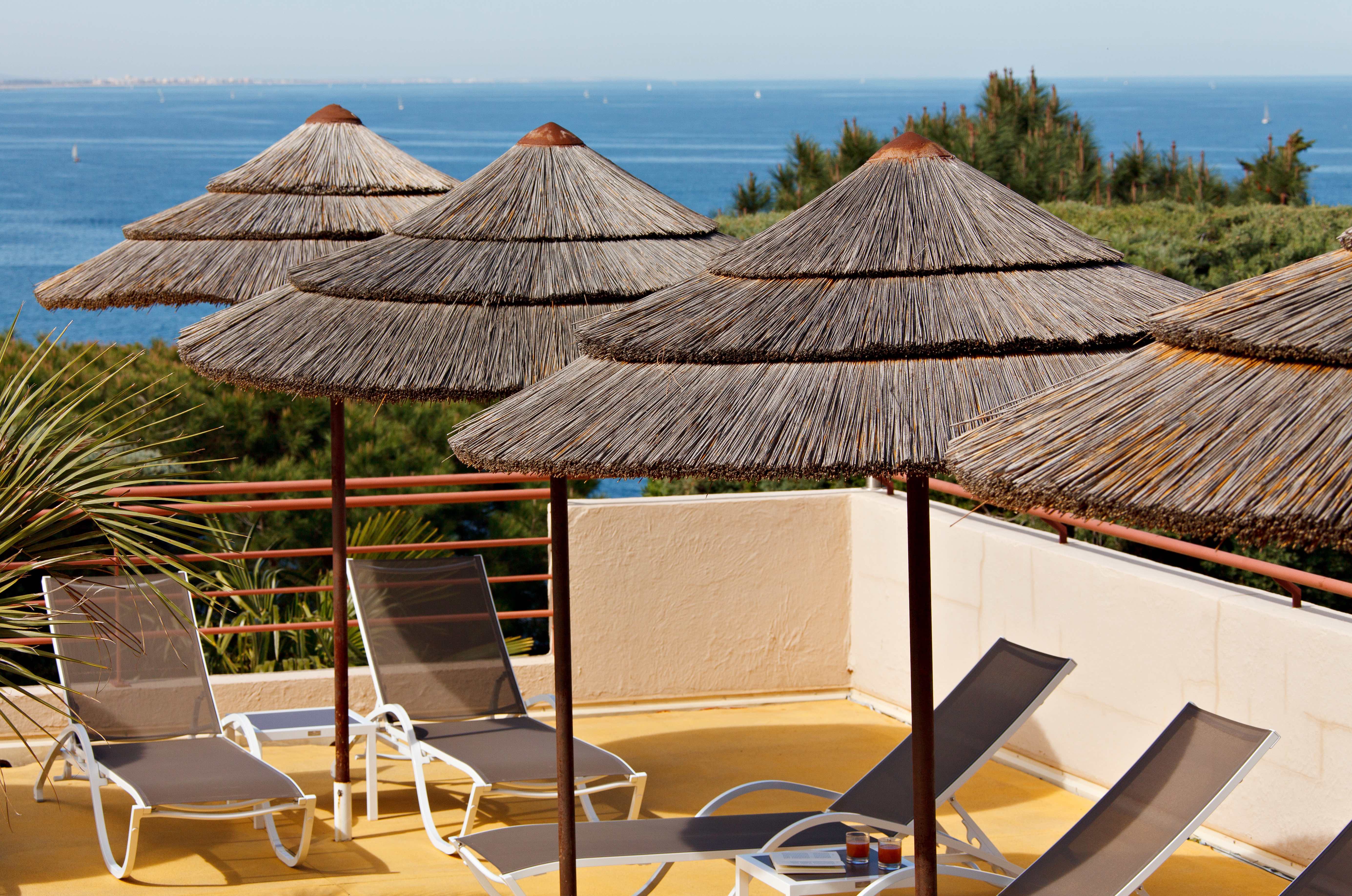 Transats de l'hôtel et Spa Les Mouettes à Argelès-sur-Mer