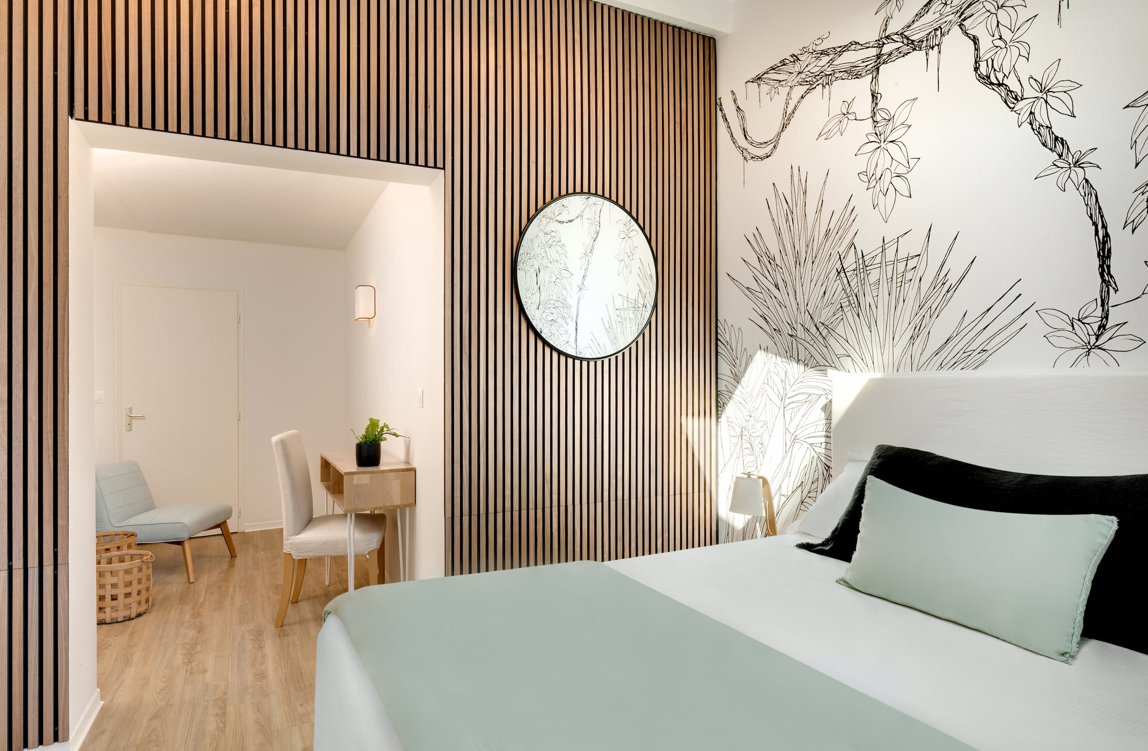 Chambre Double de l'hôtel les Mouettes