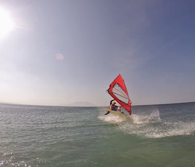 Bangsring Breeze windsurfing at Tabuhan Island