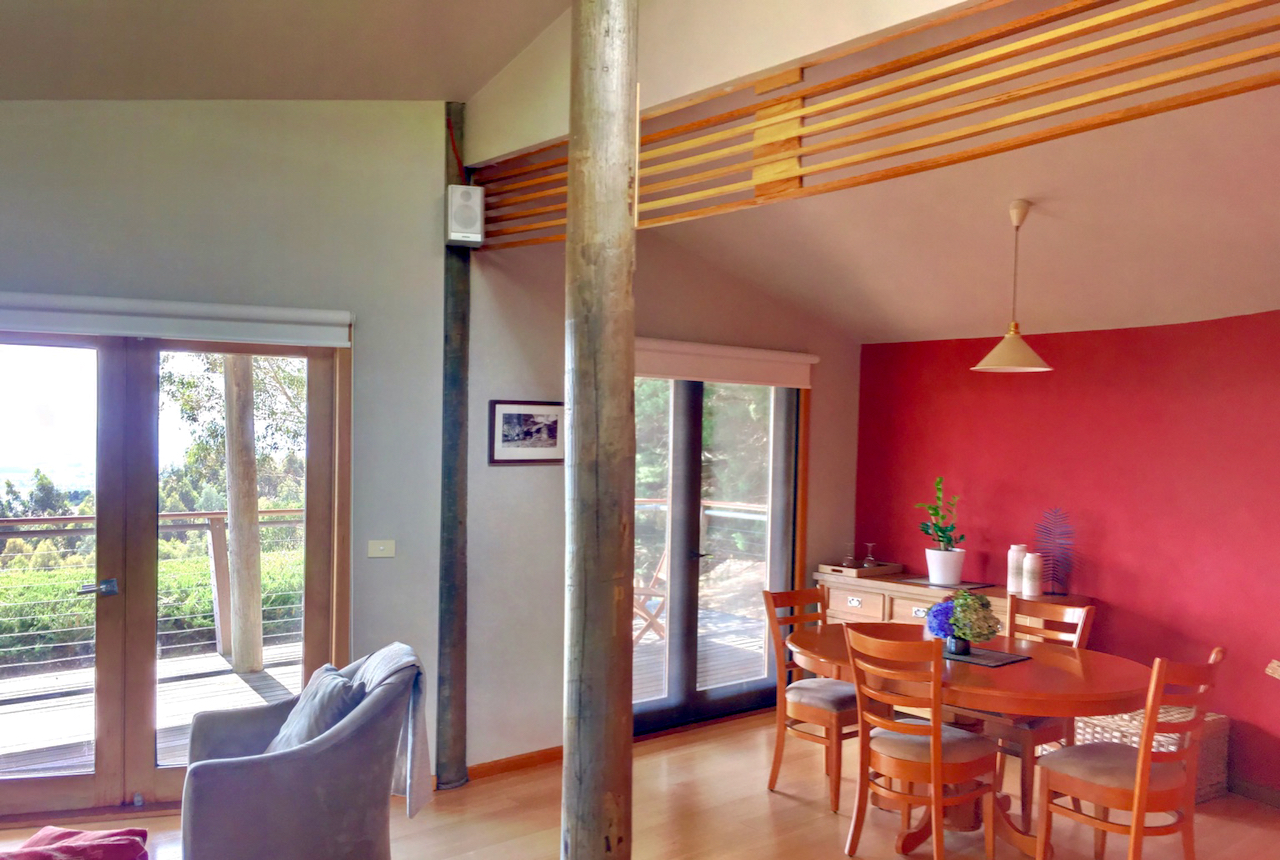 windows let in abundant light throughout in Taronga Cottage