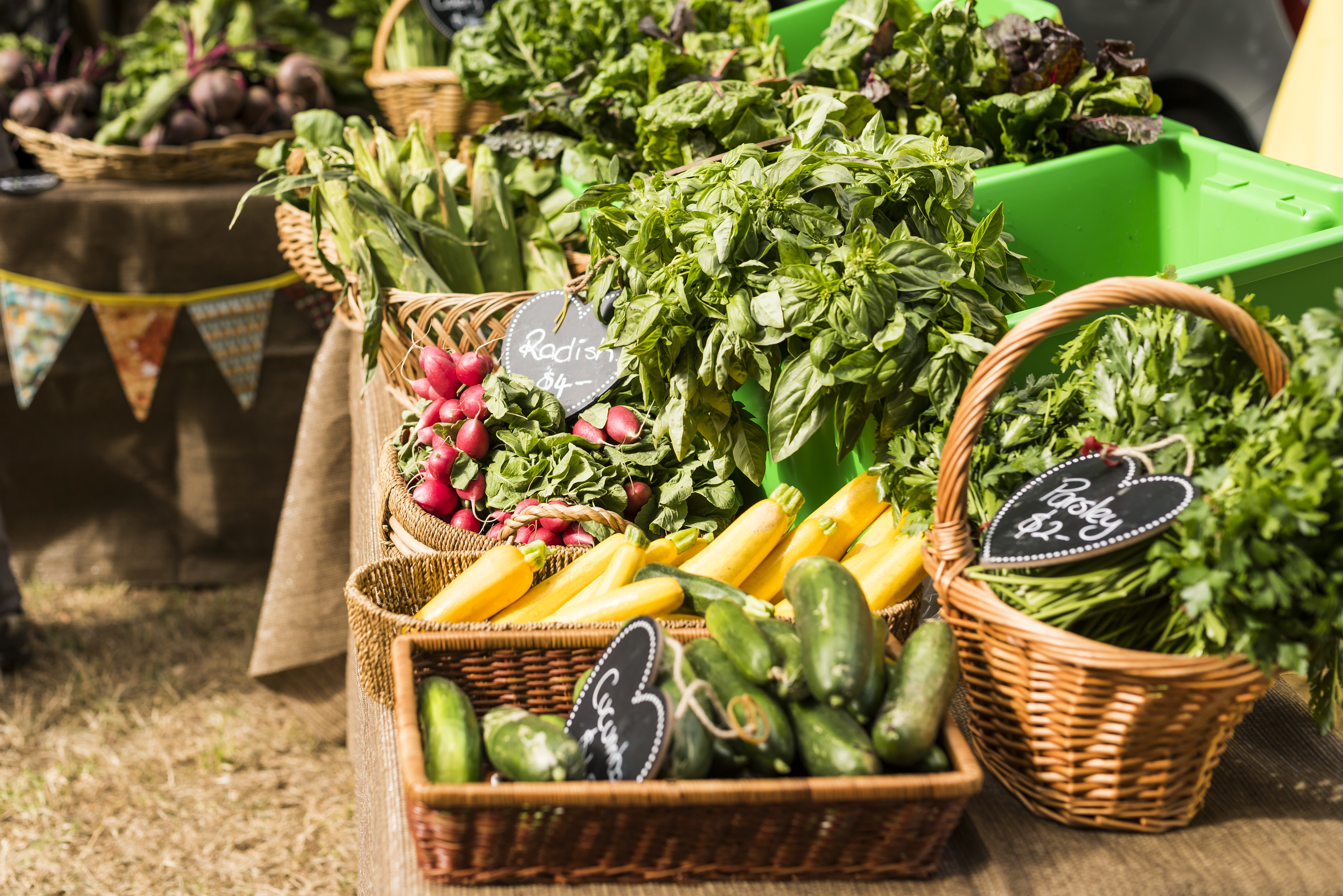 Produce at the Warragul Farmers Market