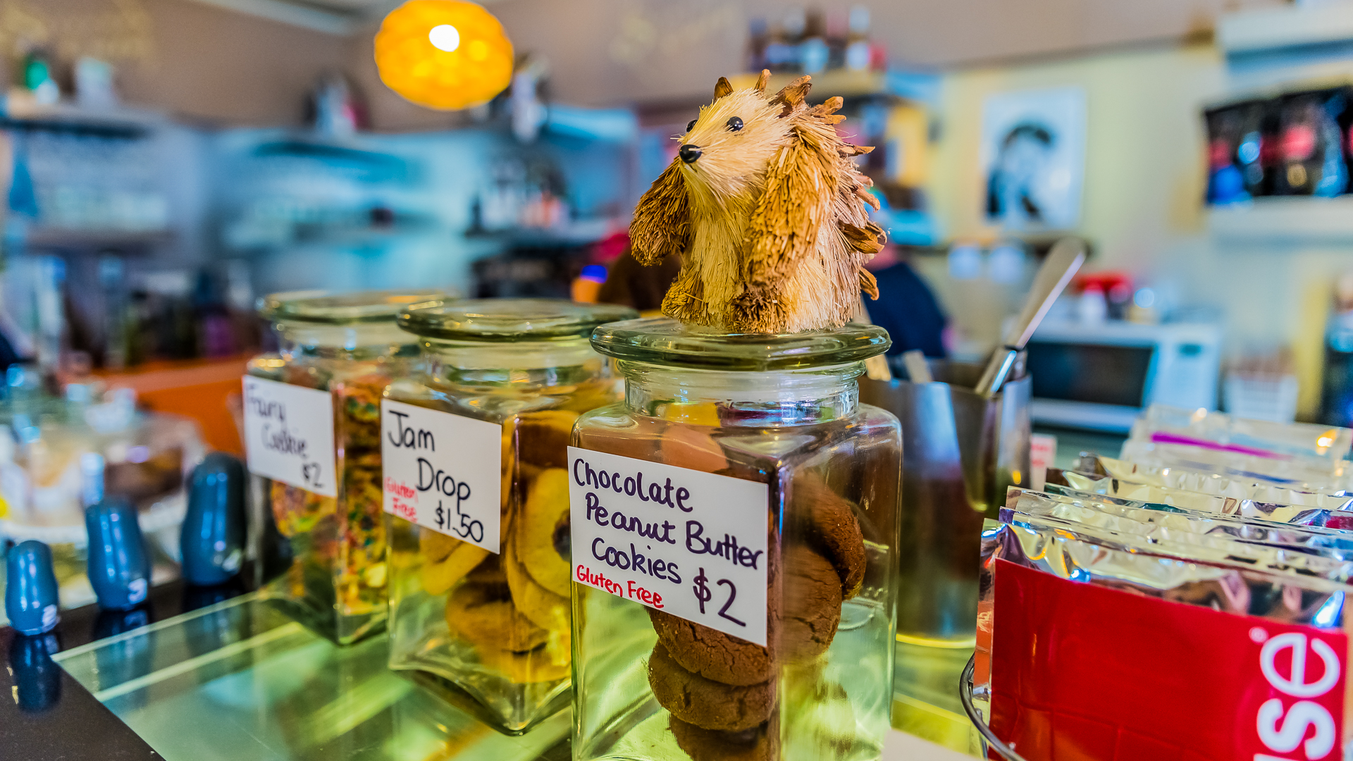 Many cafes and eateries offering local products