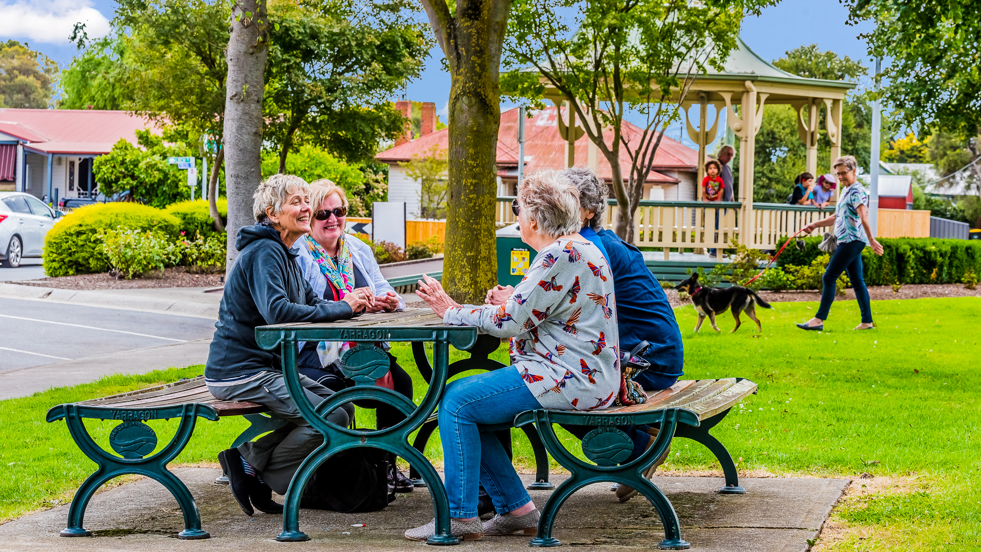 A unique village atmosphere in Yarragon Village