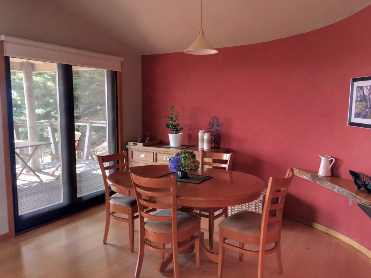 Dining area in Taronga at Anderley in Gippsland