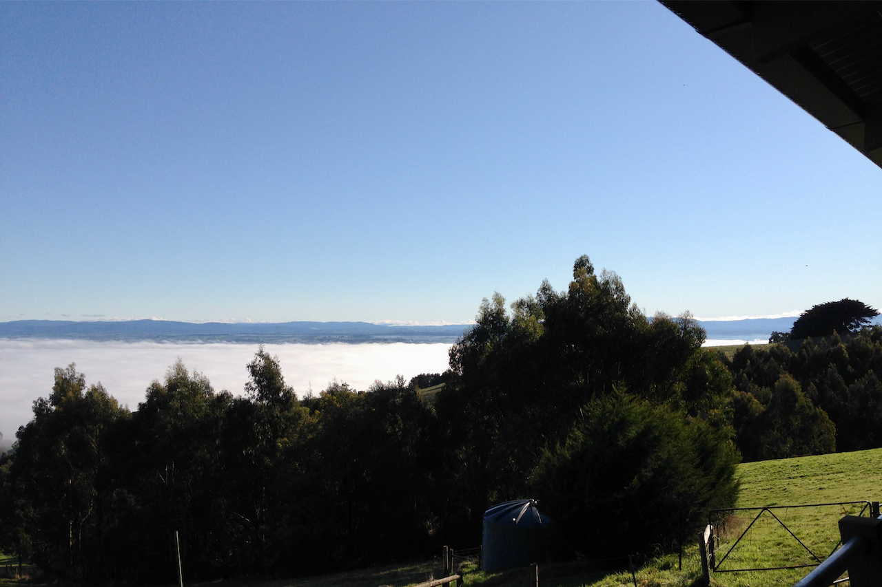 The views from Tandara on a sunny winter day