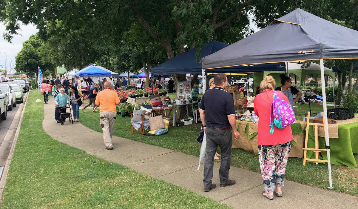 Yarragon Market is on every month and often outdoor on the green in the village