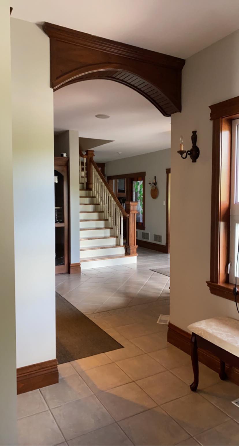 Stairs for 2nd floor Deluxe Rooms