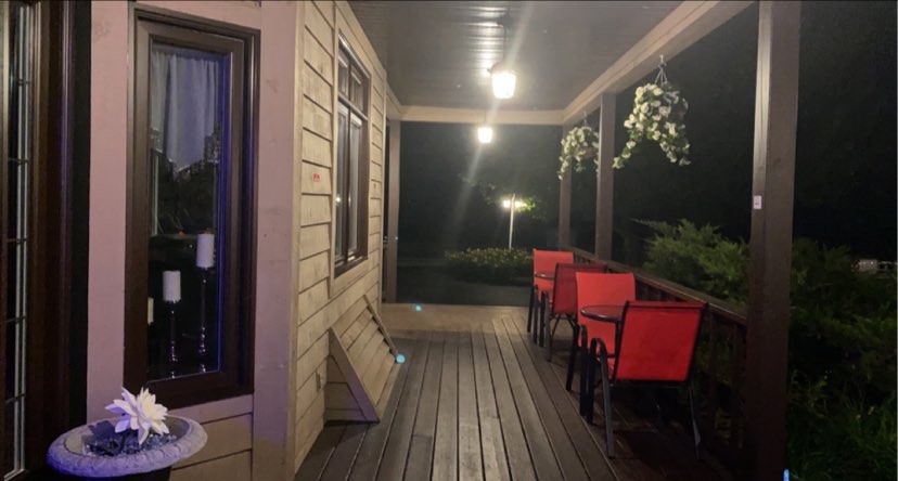 Outside Auberge at night