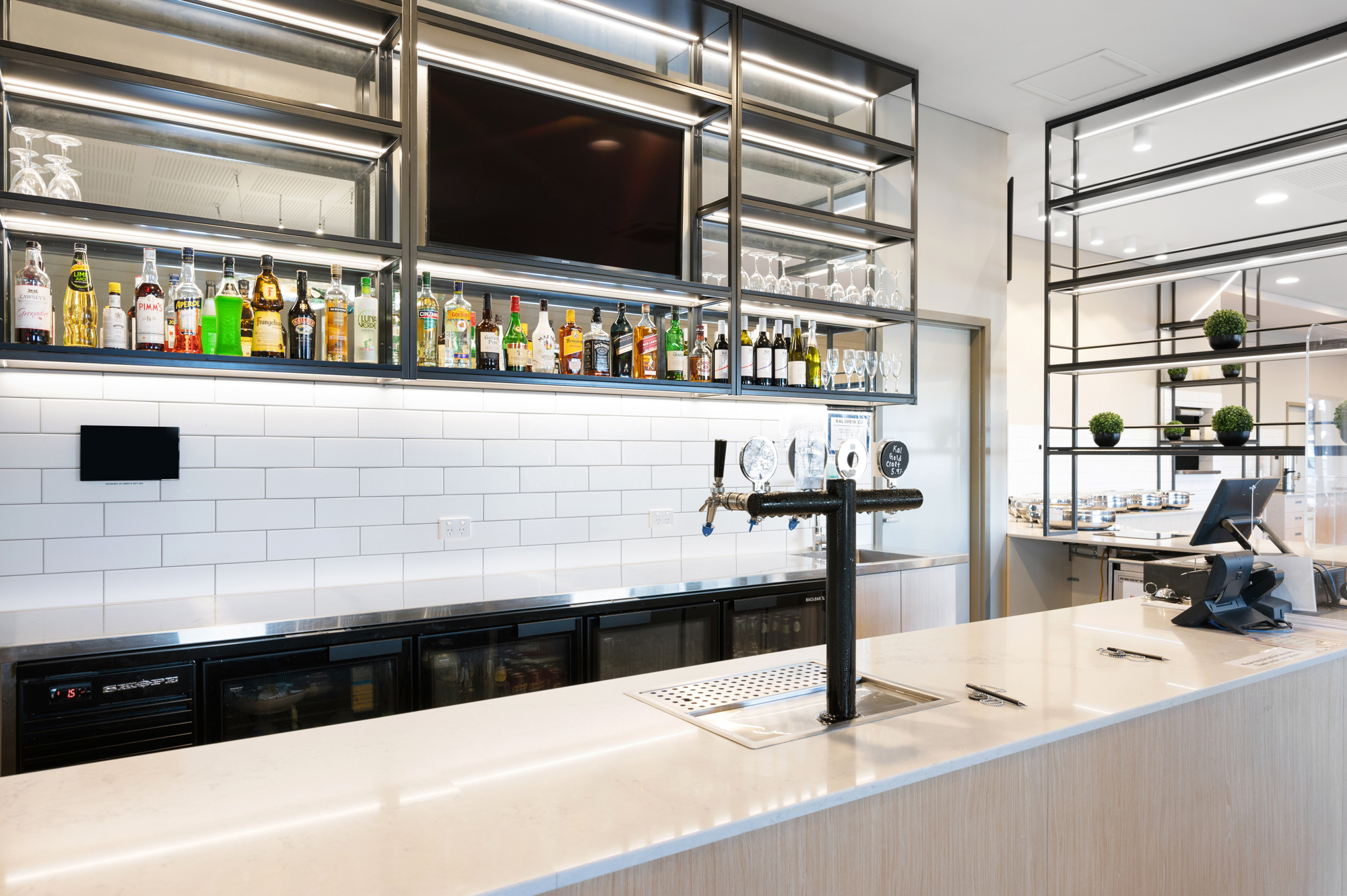 Bar area in Kal Brew Co