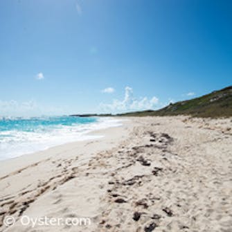 the Beach in front of the Villas
