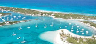 aerial view of St Francis Resort & Marina