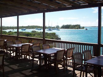 view from St Francis restaurant terrace