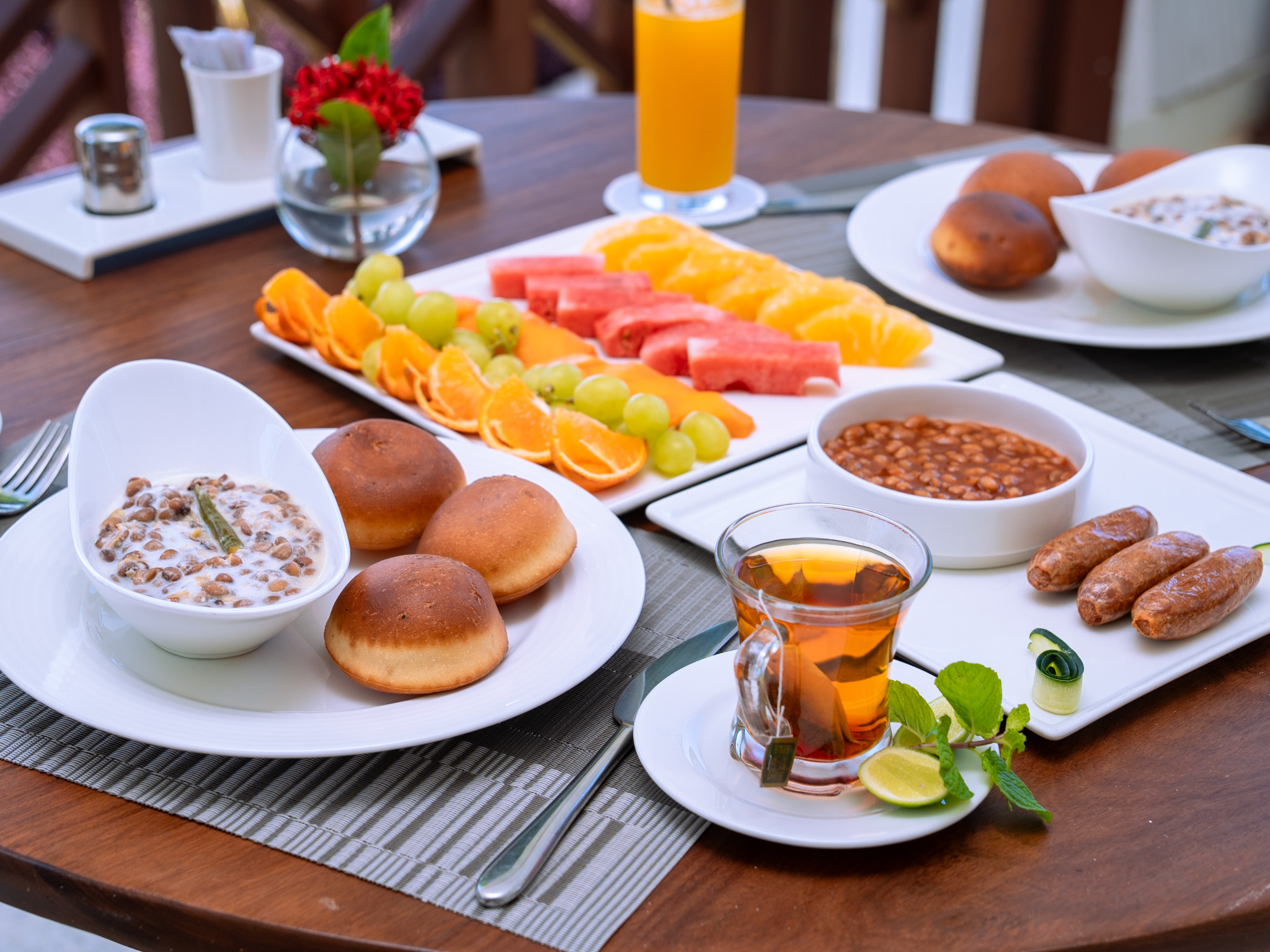 Breakfast at Zahari Oceanfront's Oceanview Restaurant