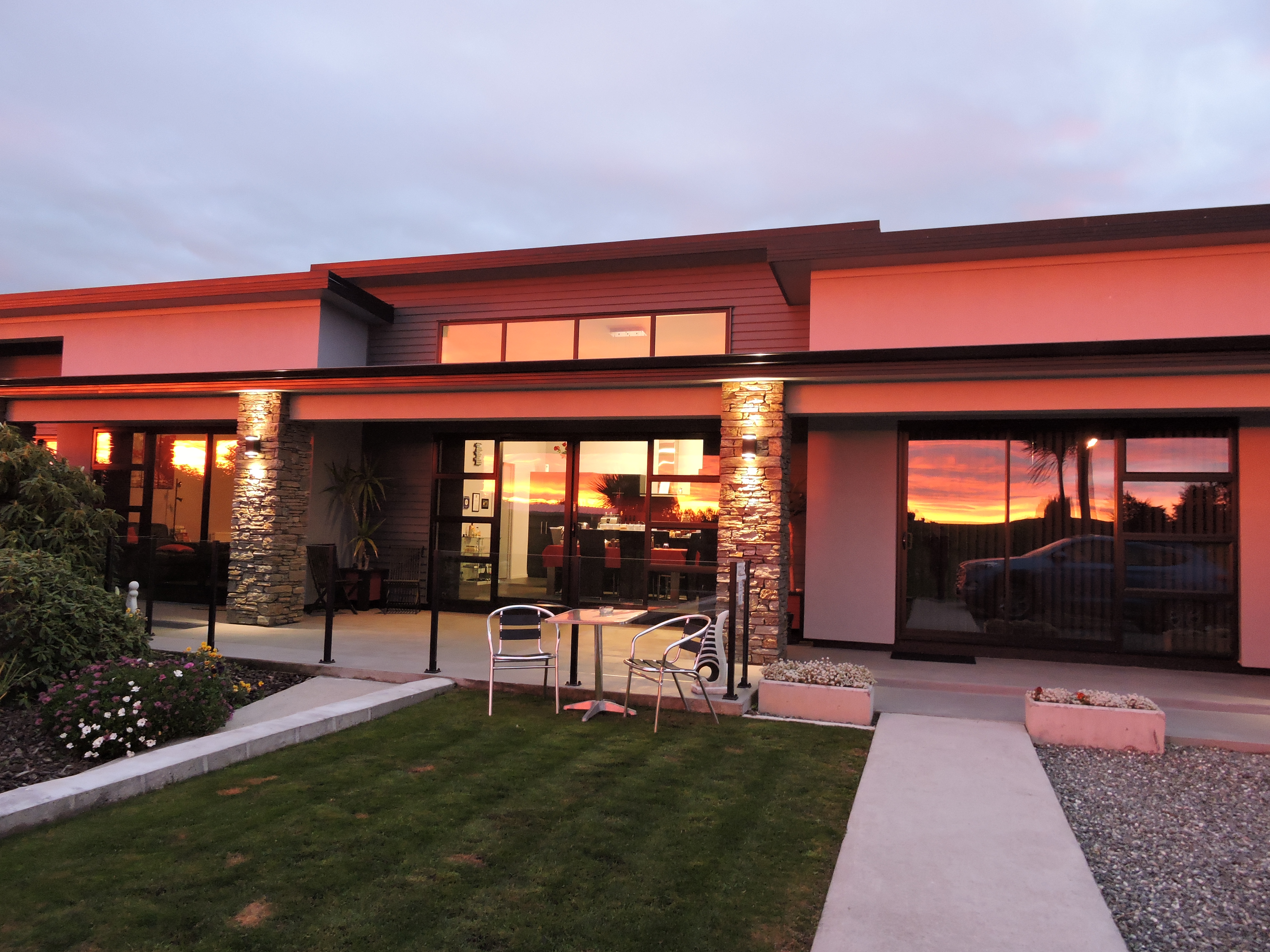 Sunrise on the house The Reservation B&B Gore