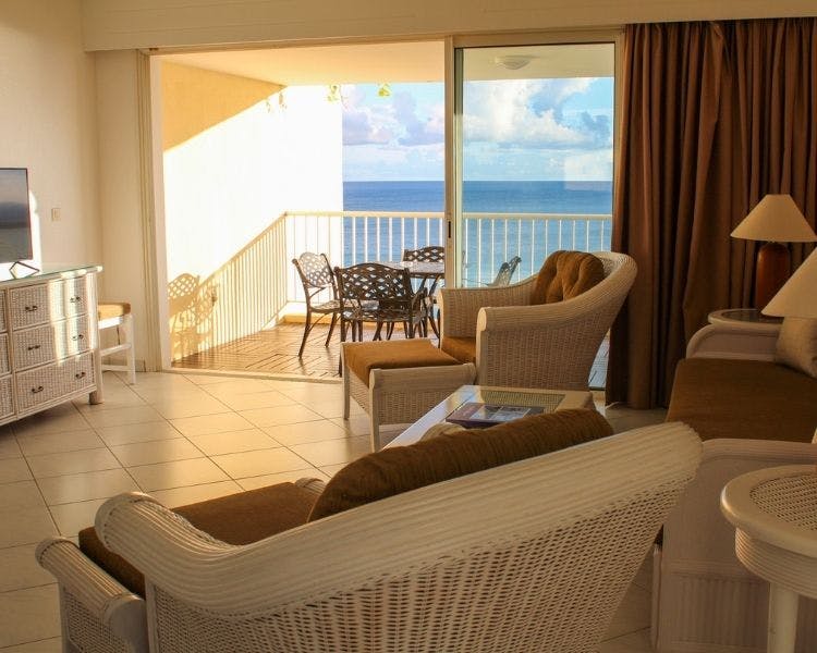 One bedroom suite caribbean sea, hotel, resort, st maarten, st martin