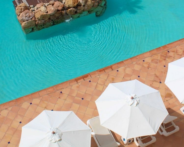 swimming pool, hotel, resort, st maarten, st martin