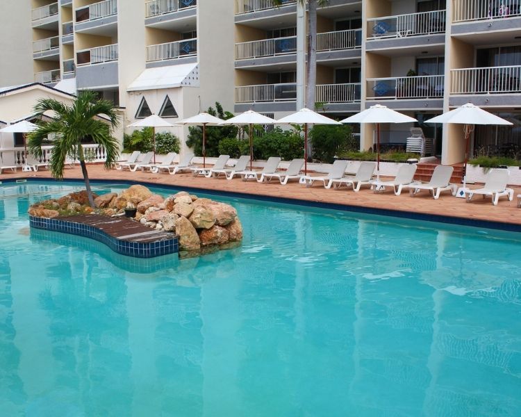 swimming pool, hotel, resort, st maarten, st martin