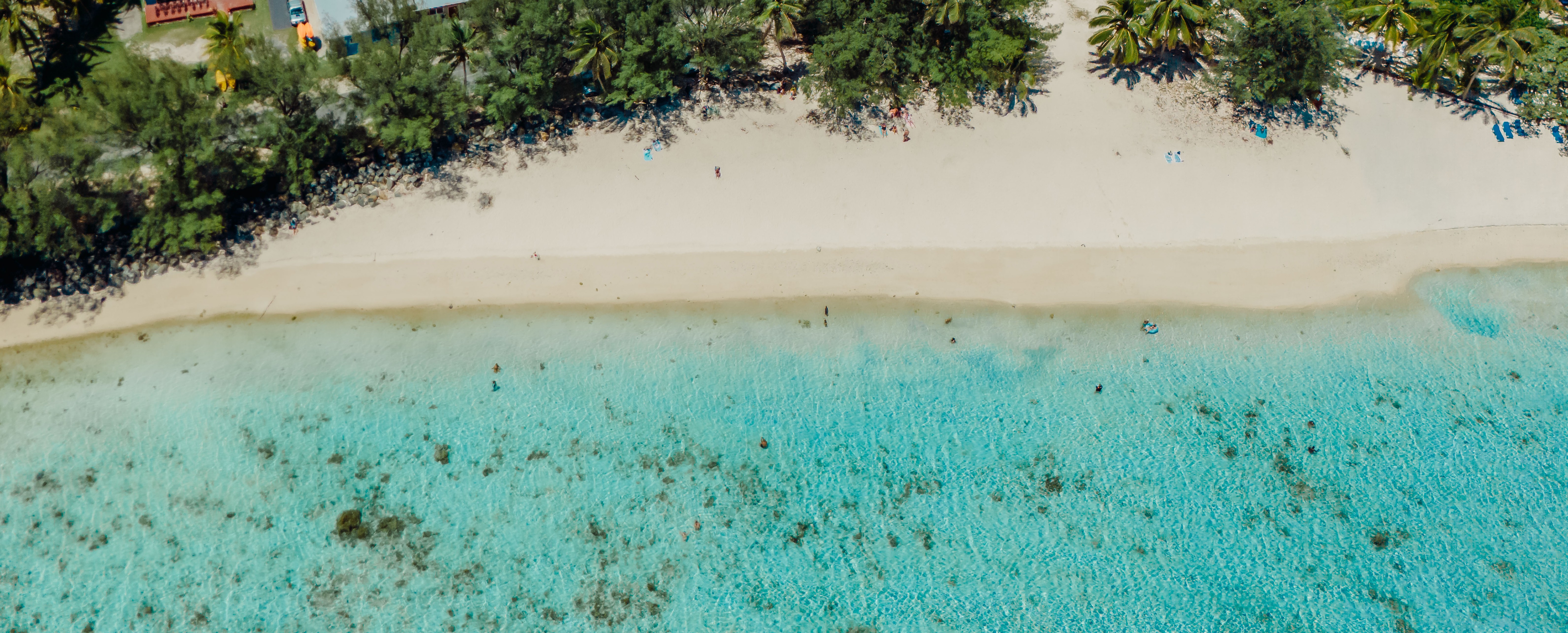 The Beach Across the road from the Villa.