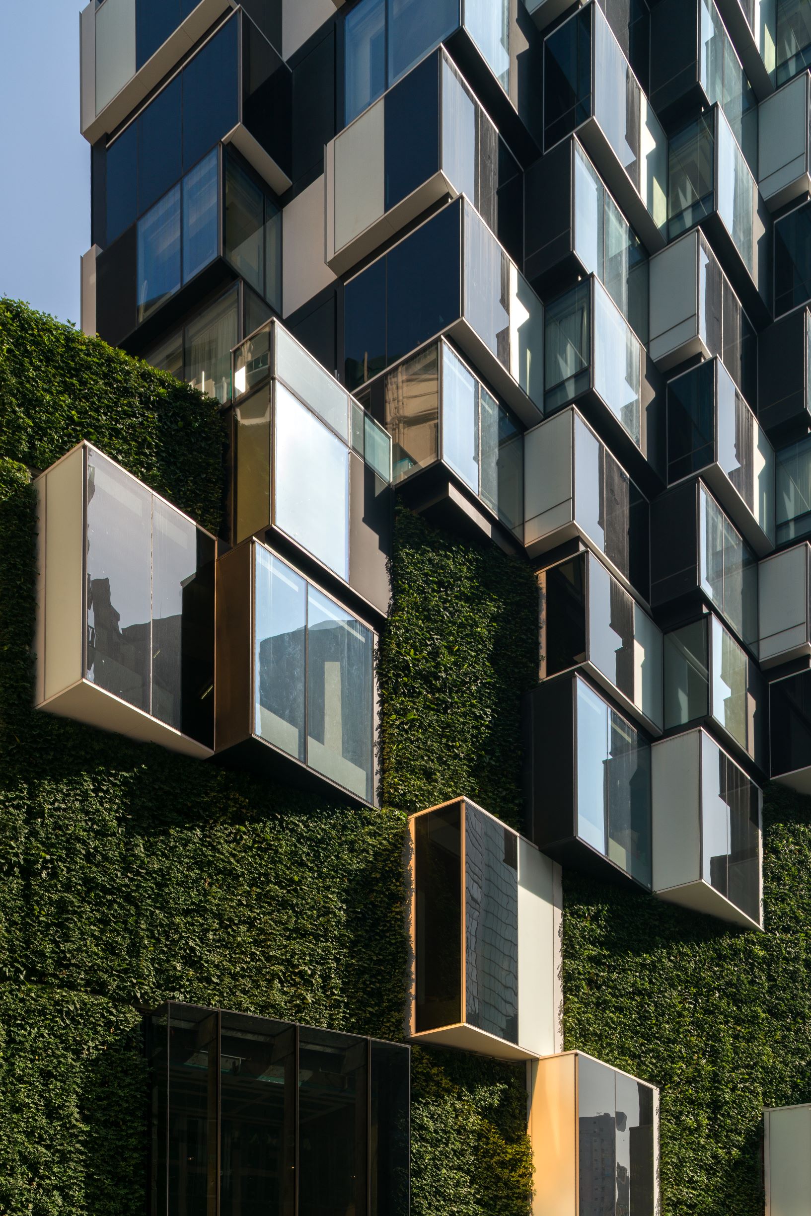 The BEACON outfit - Green wall