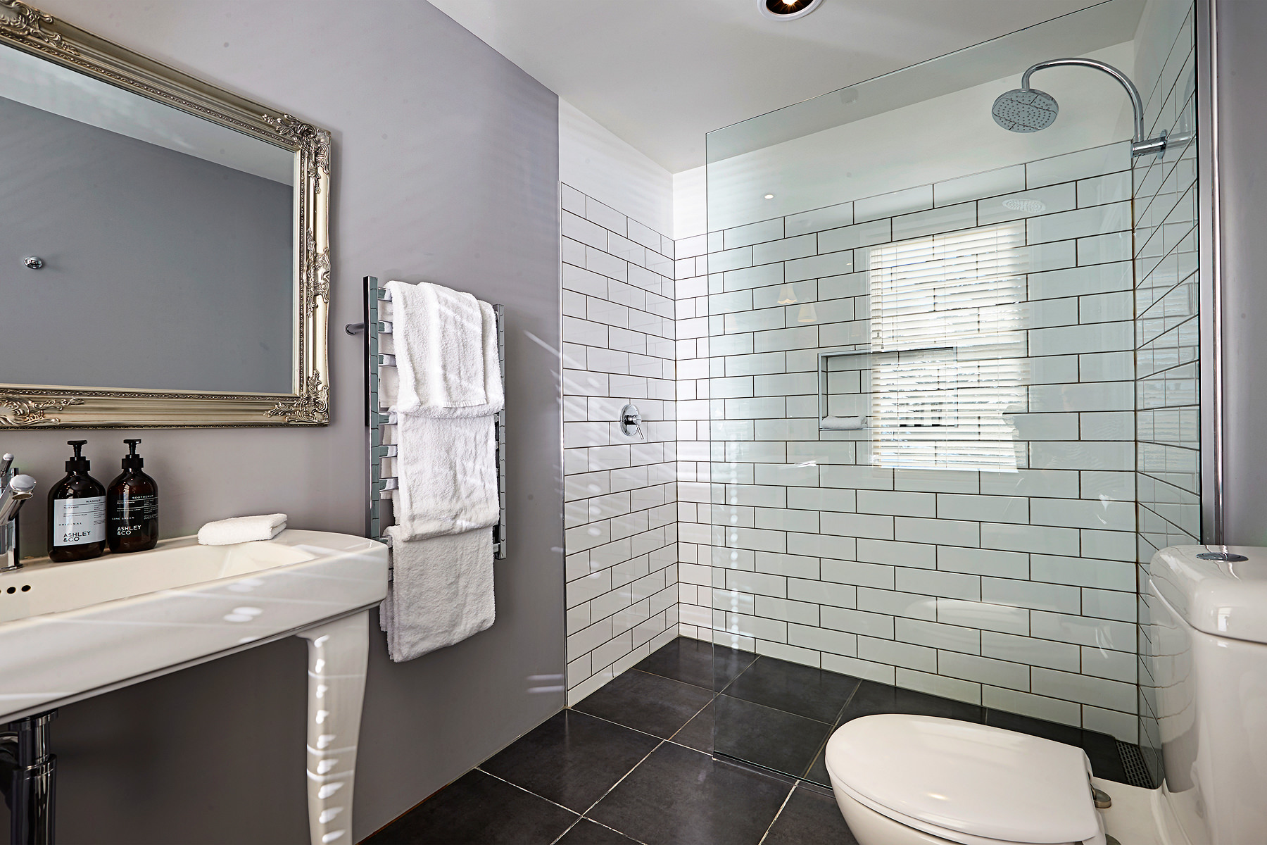 Historic waterfront bathroom