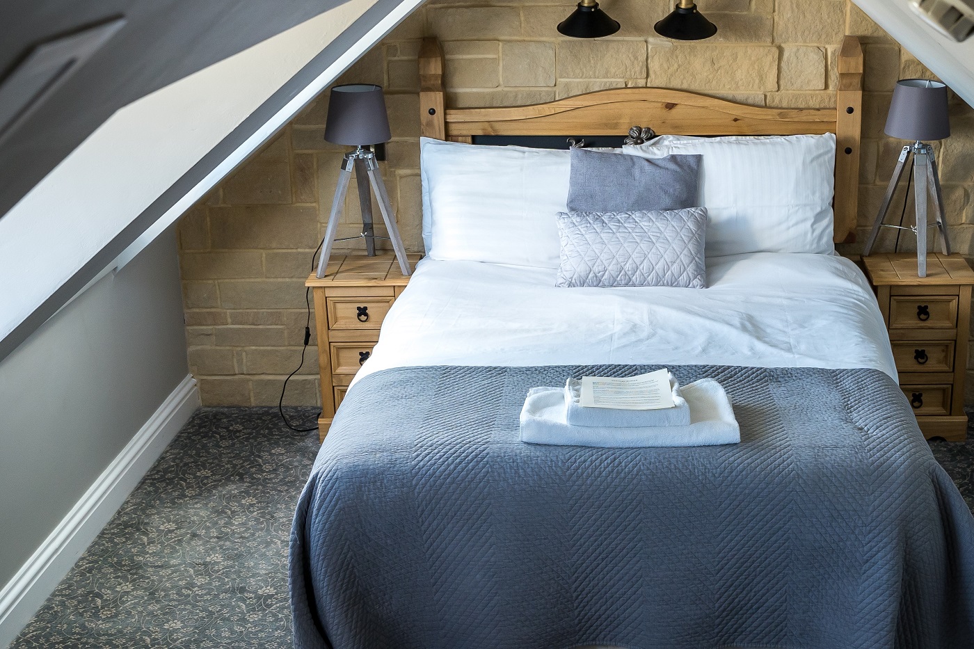 The Cathedral Deluxe Double Bedroom with views