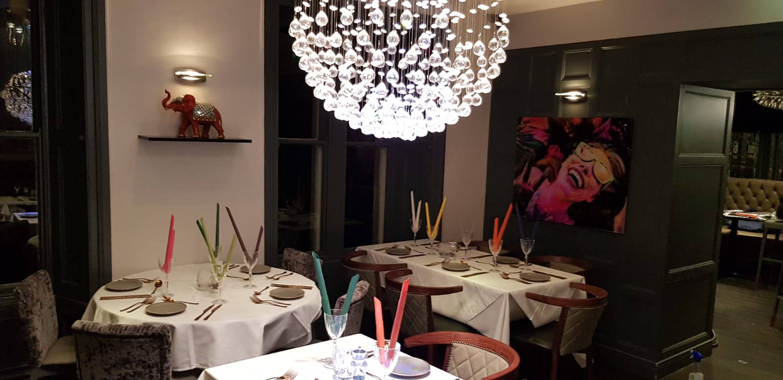 Restaurant dining area