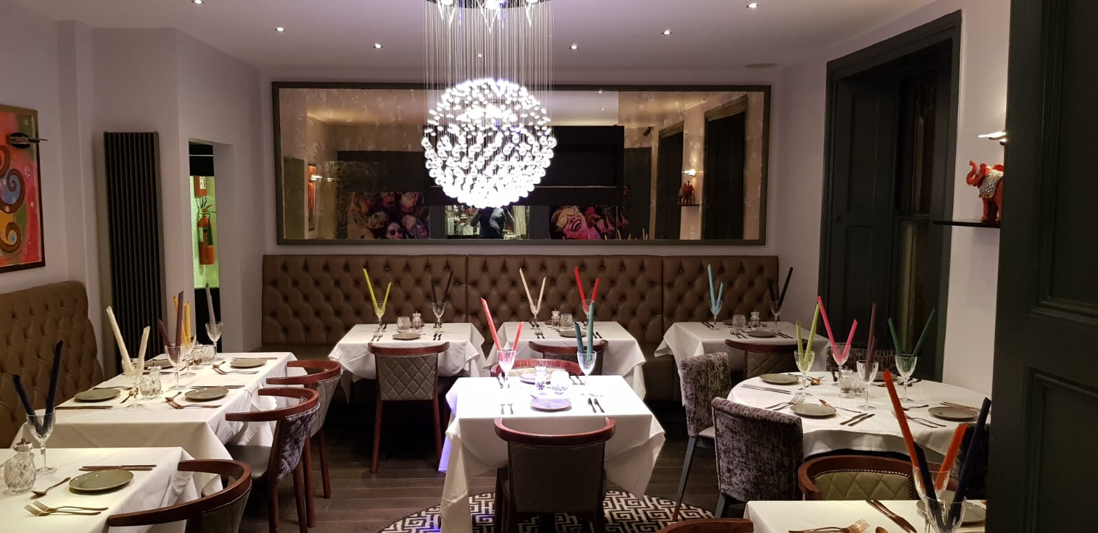 Restaurant dining area