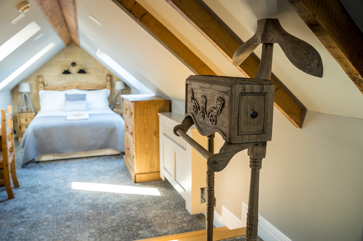 The Cathedral Deluxe Double Bedroom with views