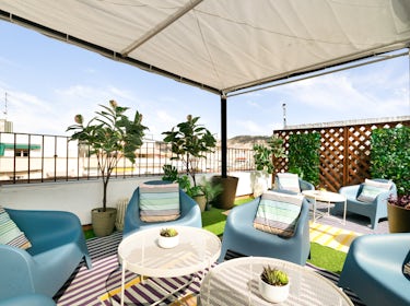 LOUNGE ZONE on our shared rooftop terrace 1