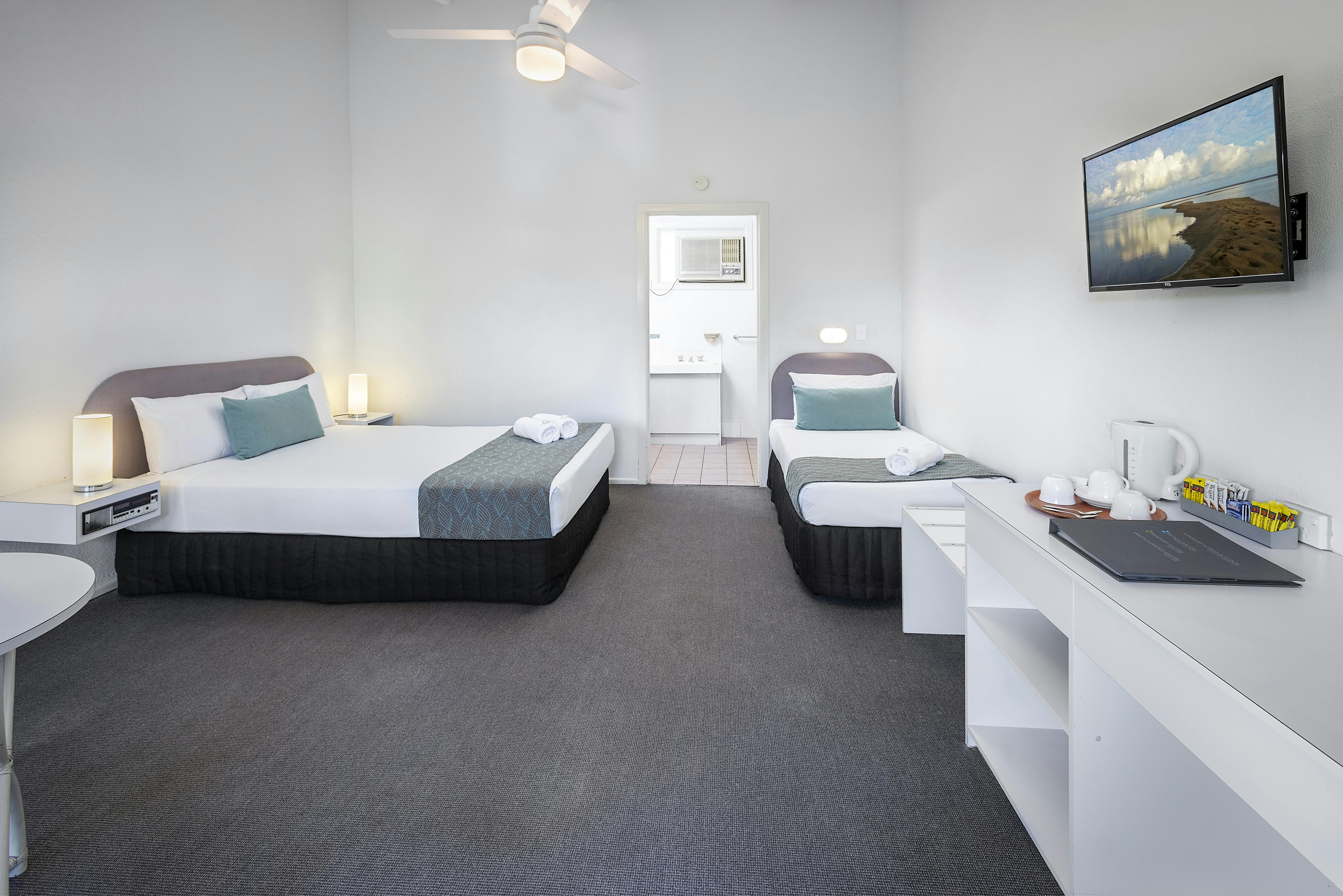 The Beach Motel provides budget accommodation for those looking for a short stay in Hervey Bay.