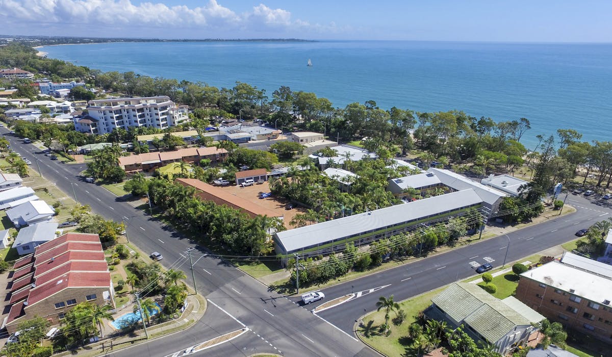 Location of the Beach Motel Hervey Bay in Queensland