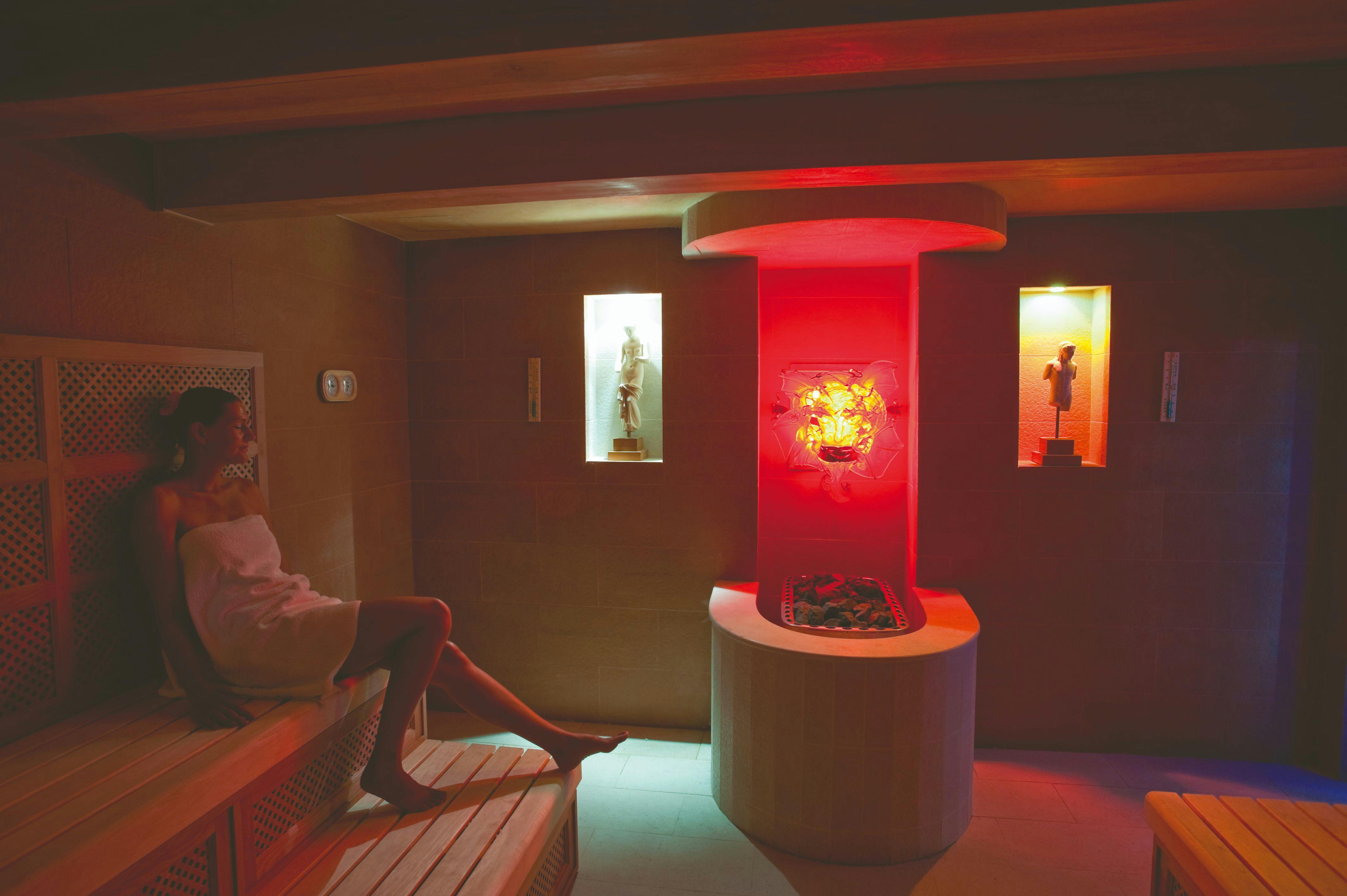 Spa sauna relaxation