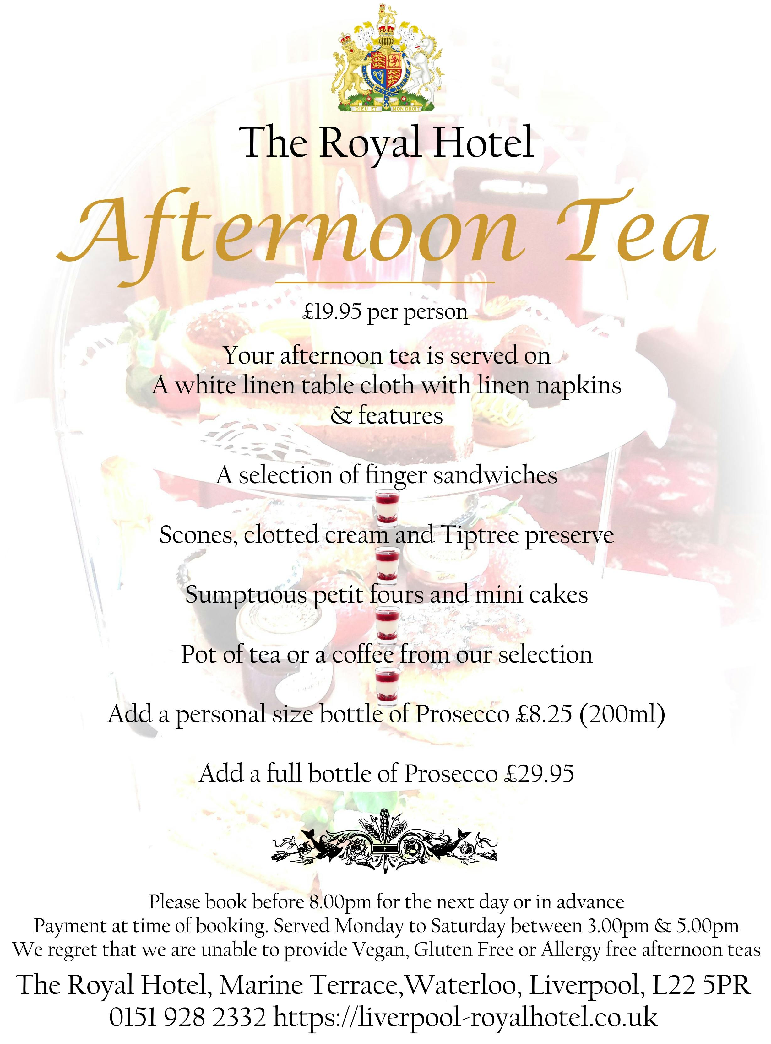 Hotel Café Royal Afternoon Tea Bookings & Offers