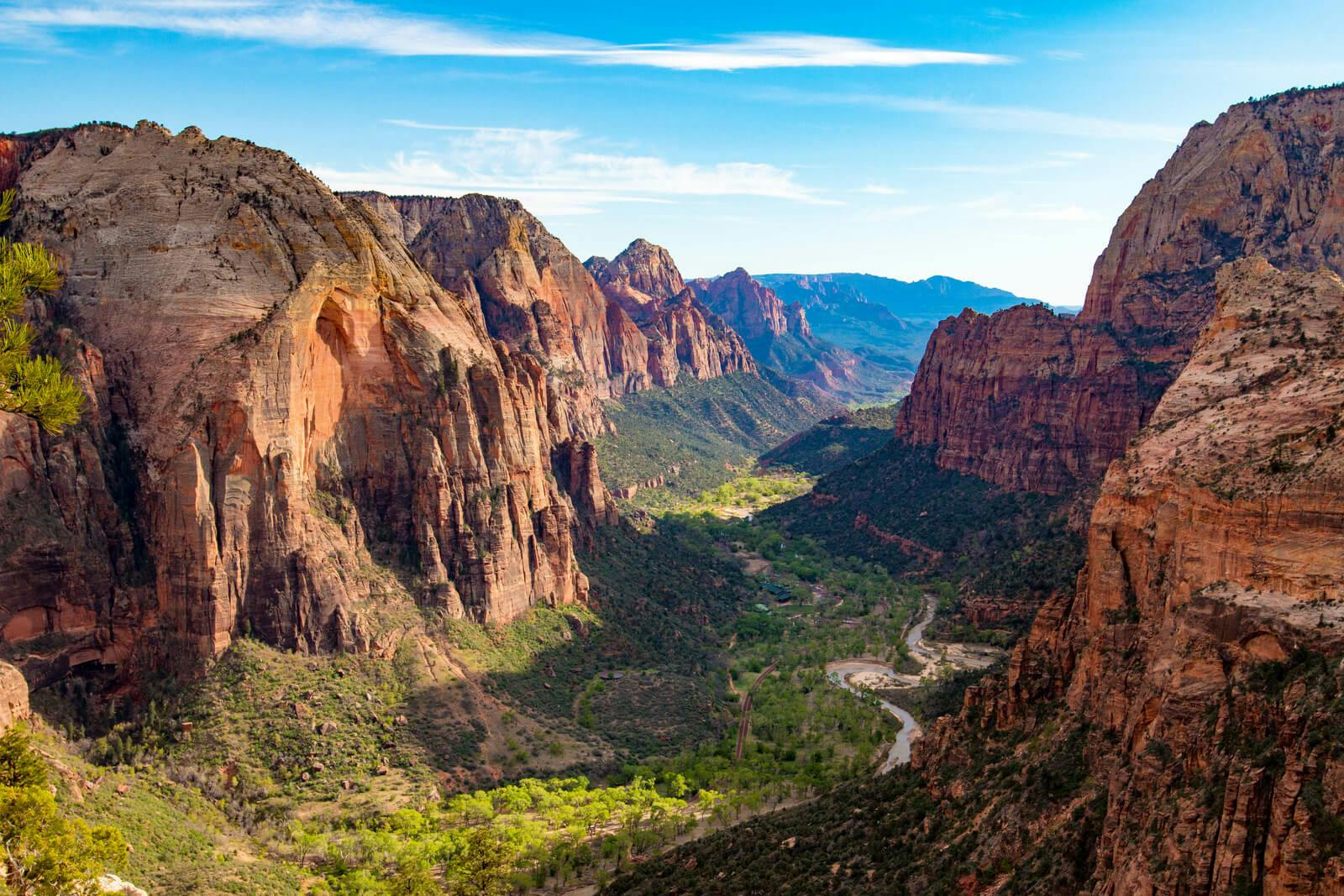 Captivating beauty of Zion Canyon, a natural wonder nestled in Utah's majestic landscapes"