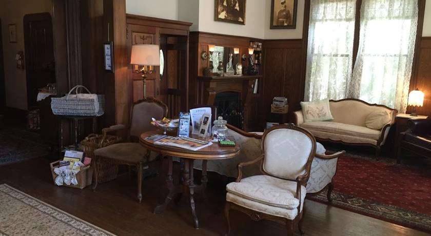 Check-in table in lobby