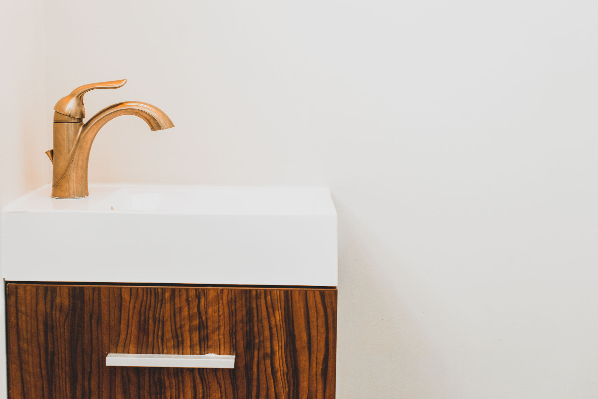 Mid century modern vanity Coastal Suites Resort