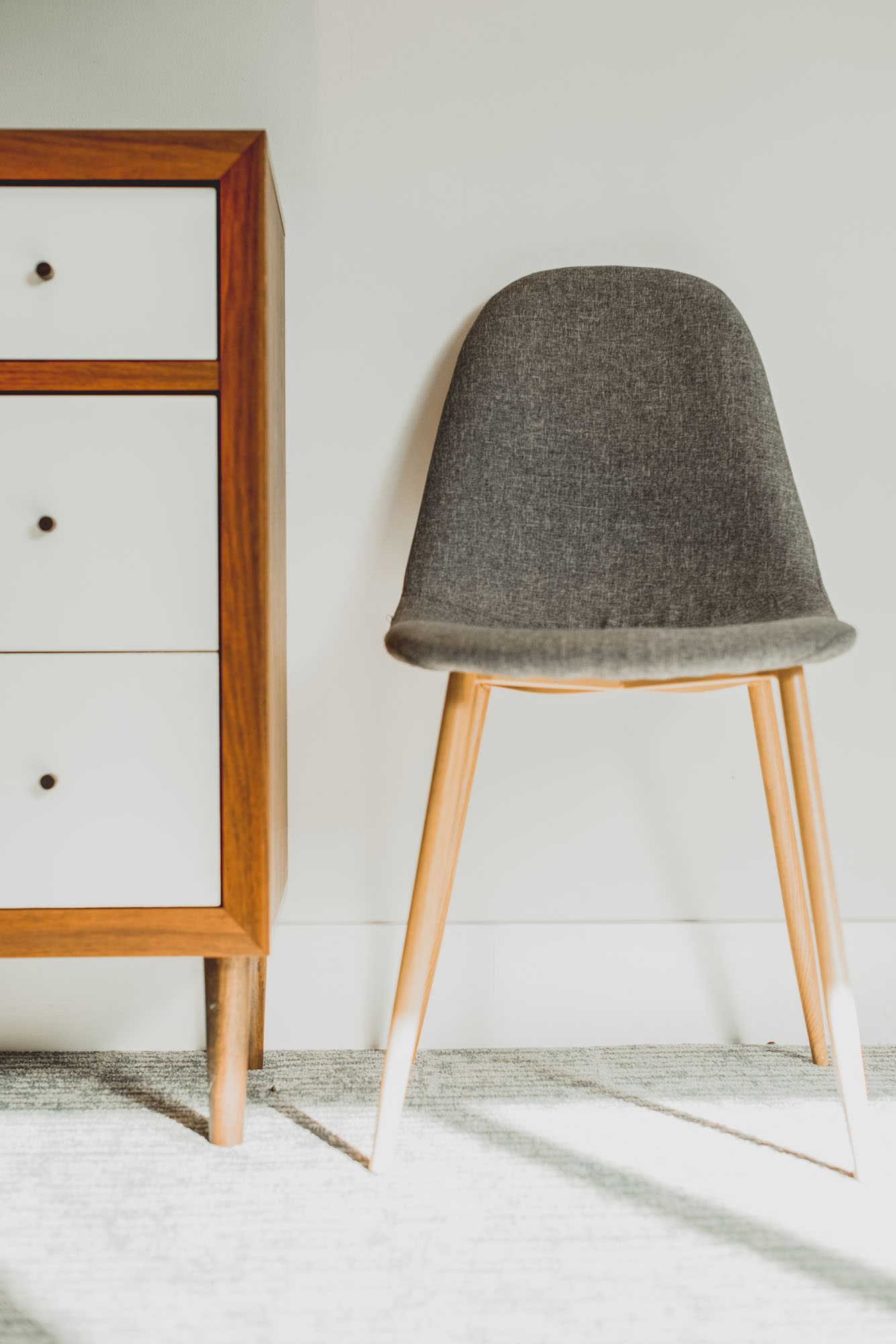 mid-century modern common room lounge