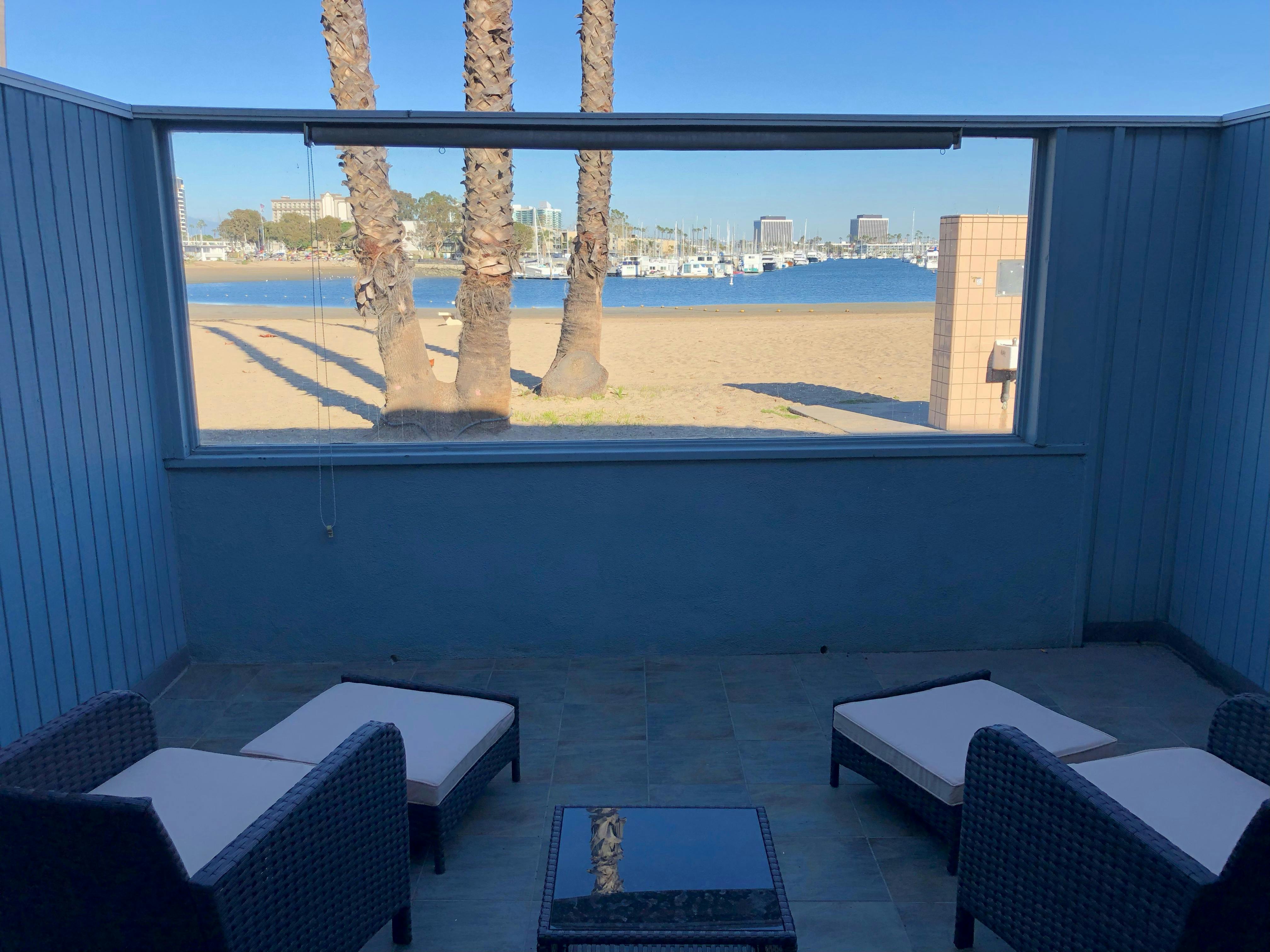 Beachfront Patio Room View