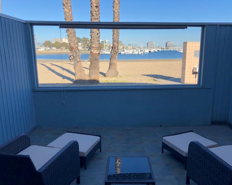 Beachfront Patio Room View