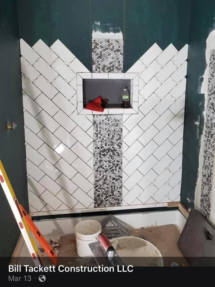 Handicapped custom shower- Suite #1