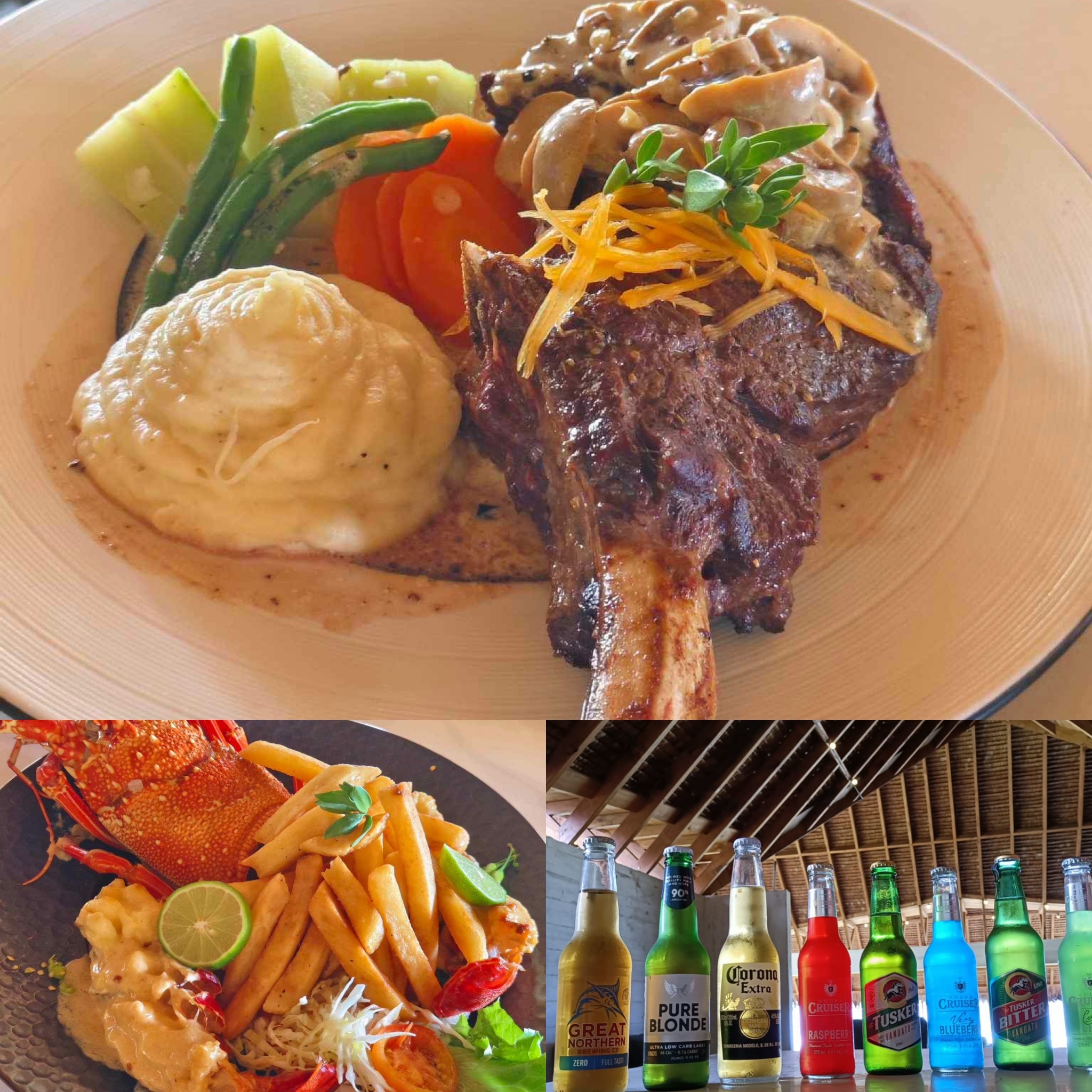 Our menu offers a range of choices