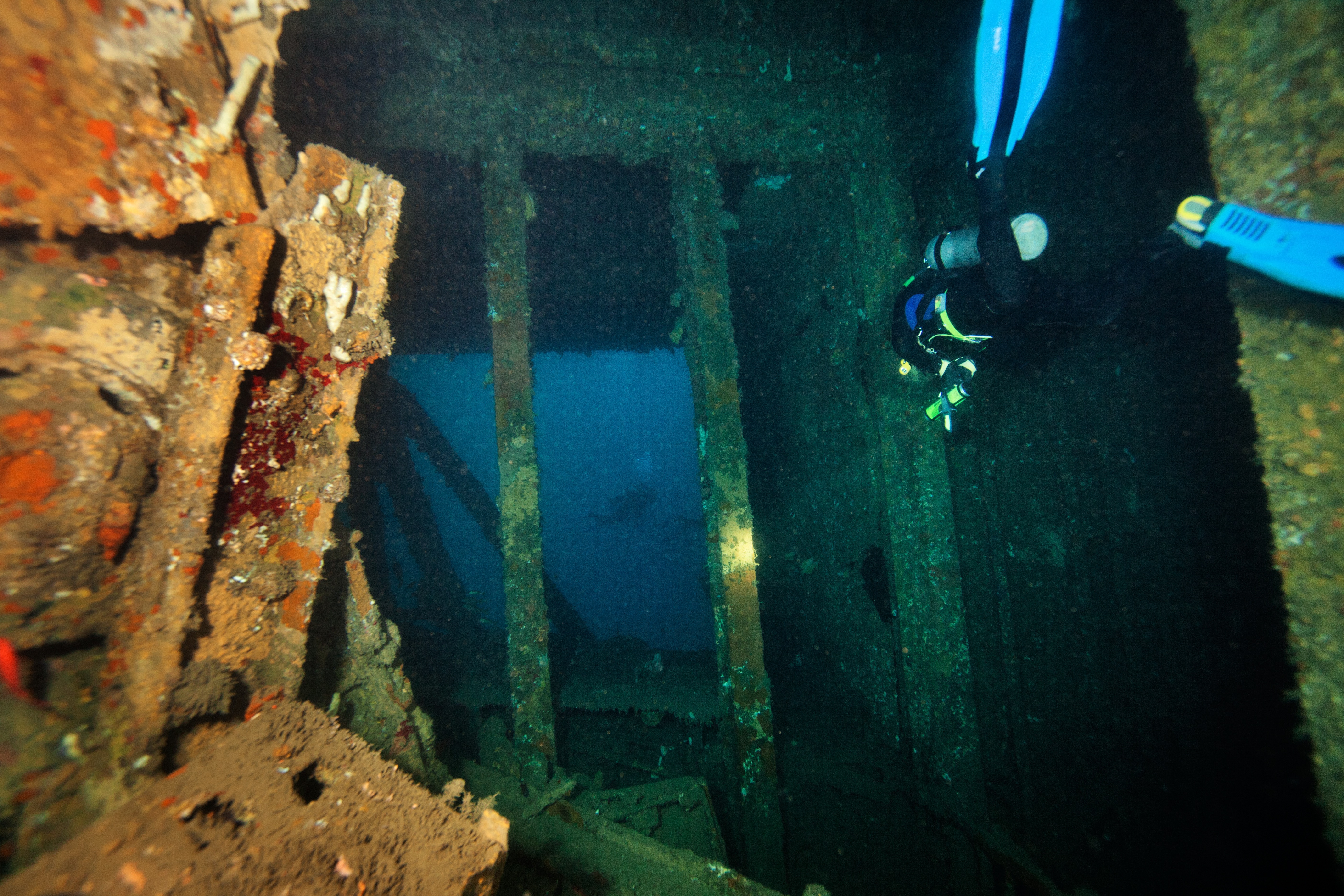 Diving the President Coolidge