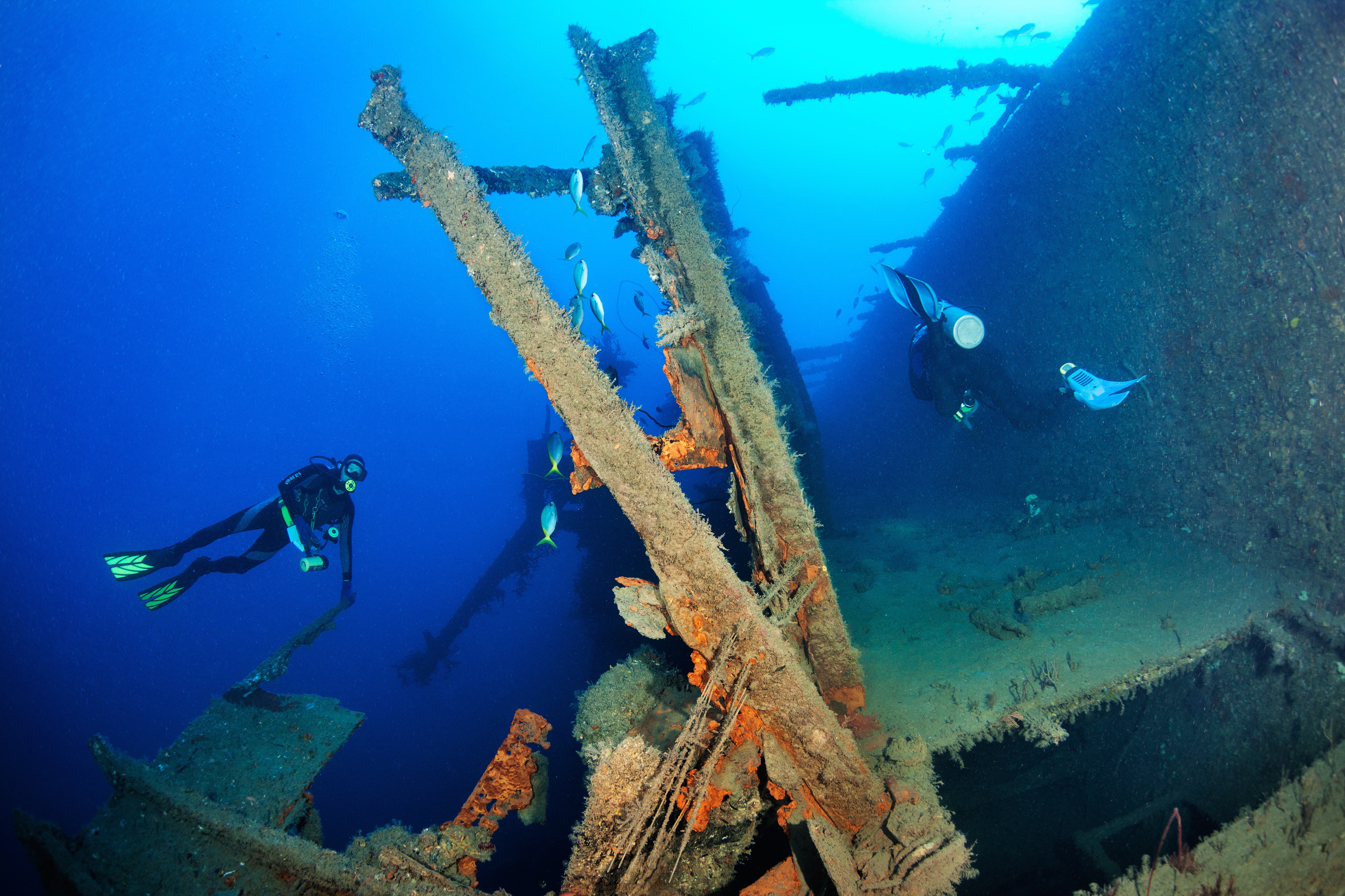 Diving the President Coolidge