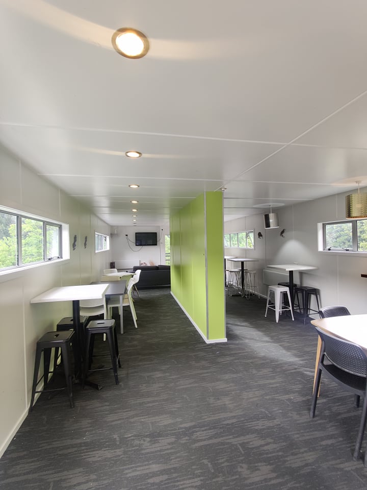 Communal Lounge in campground with Television